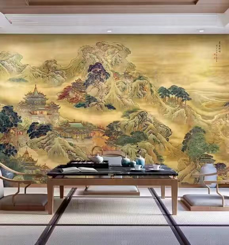 佛山陶瓷壁画，沙发背景墙适合用哪款陶瓷壁画