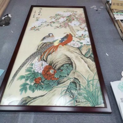 陶瓷壁画厂家谈岩板壁画在建筑装饰中